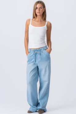 Nicole Baggy Jeans - Blå