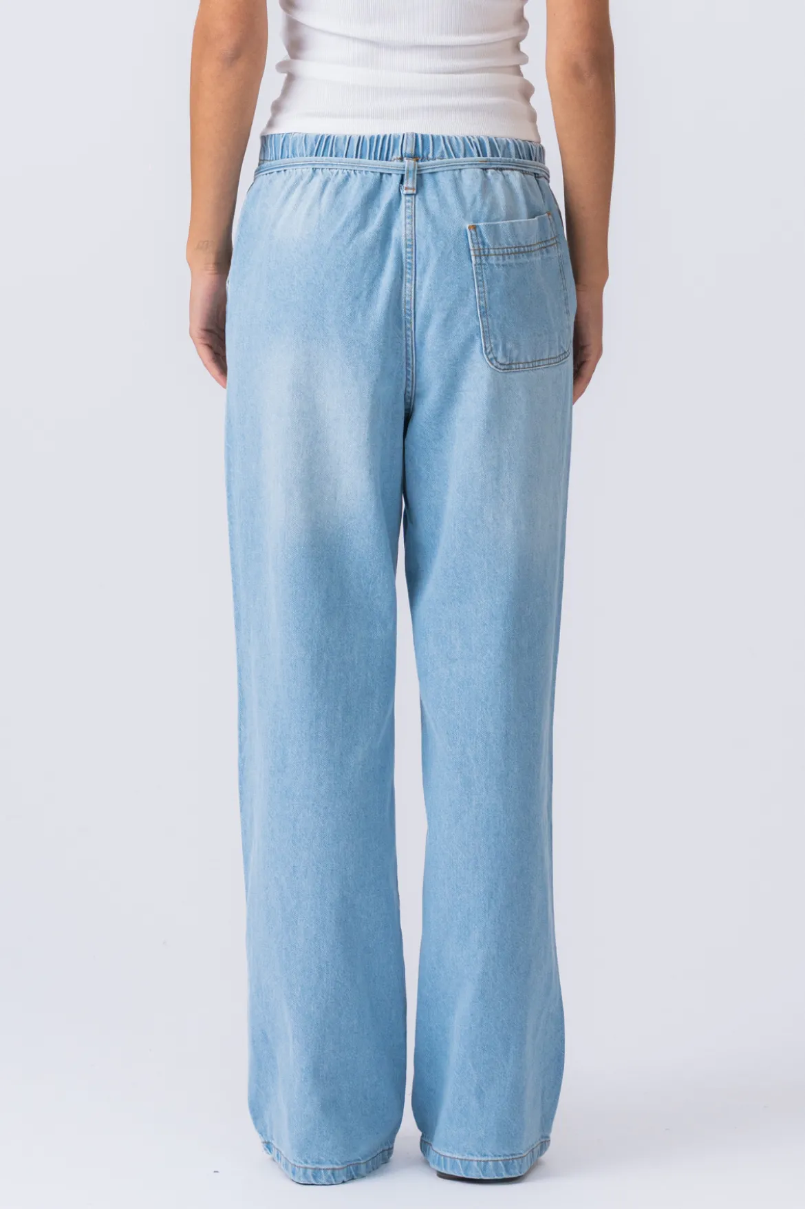 Nicole Baggy Jeans - Lyseblå