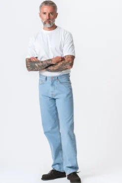 Noah Loose Fit Jeans - Lyseblå Denim