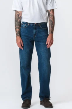 Noah Loose Fit Jeans - Mørkeblå Denim
