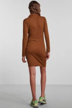 Norma Long Sleeve Dress - Brun