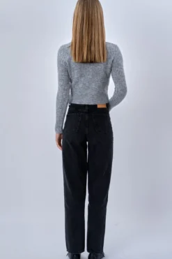 Nova Blouse Knit - Grå