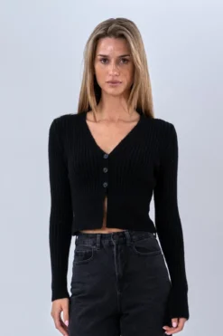 Nova Blouse Knit - Sort