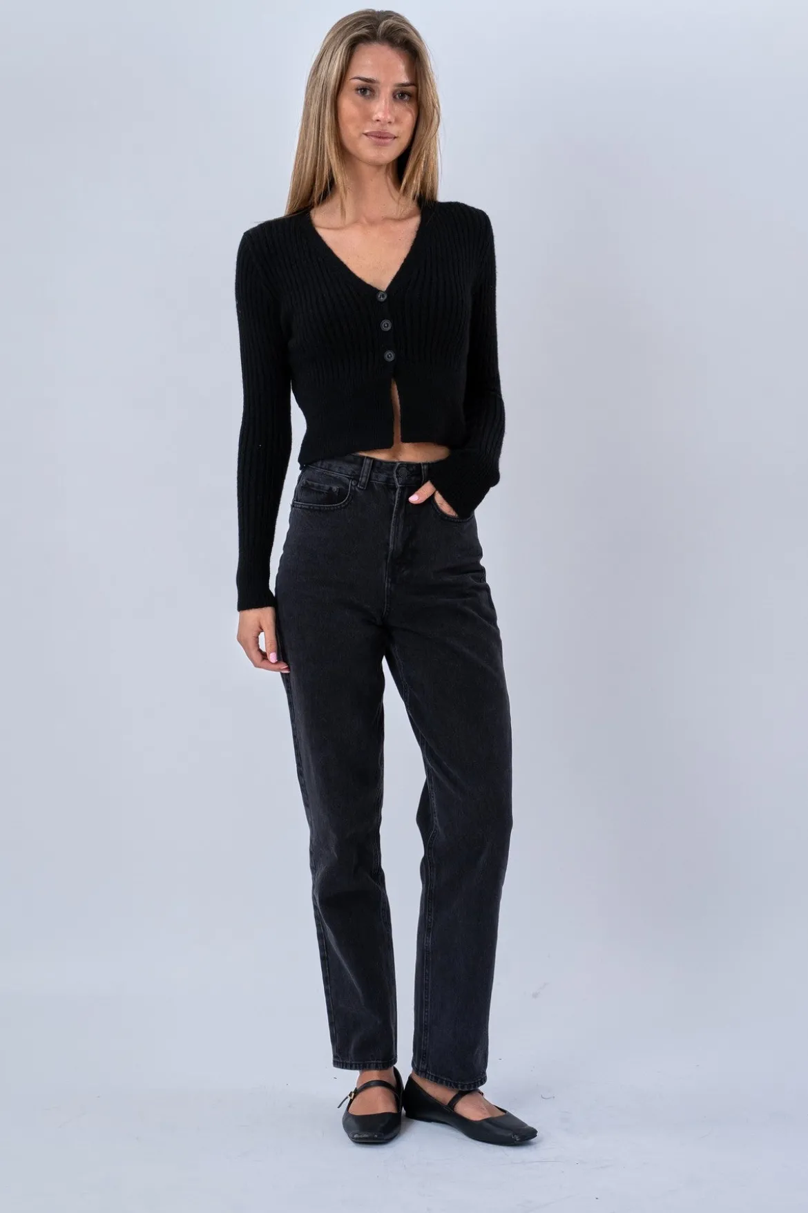 Nova Blouse Knit - Sort