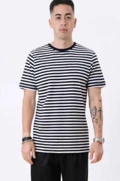 Nørregade Stripe - Sort-Hvid