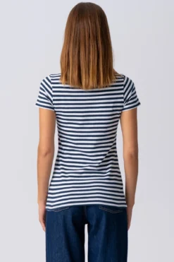 Nørregade T-shirt - Blå-Hvid