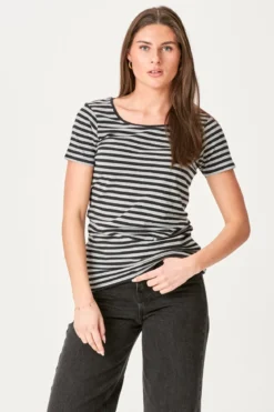 Nørregade T-shirt - Sort-Grå