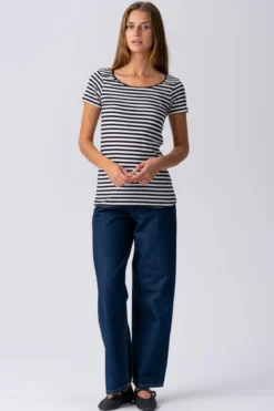 Nørregade T-shirt - Sort-Hvid