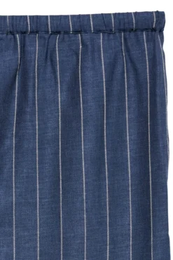 Odette Wide Bukser - Mørk Denim / Hvid
