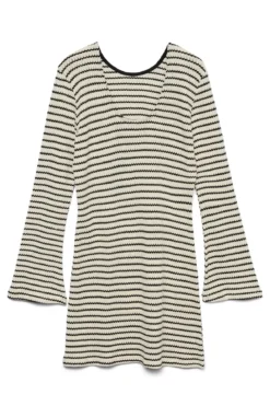 Ohia Kort Kjole - Birch-Black