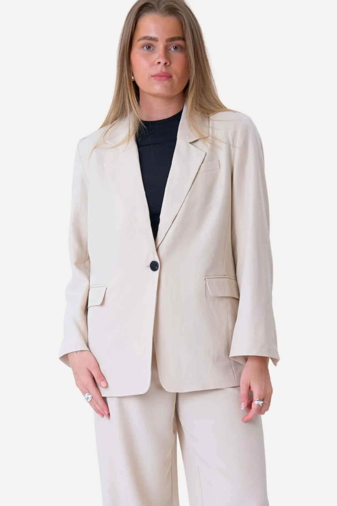 Oversized Blazer - Beige