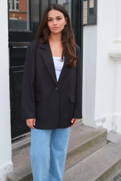 Oversized Blazer - Sort