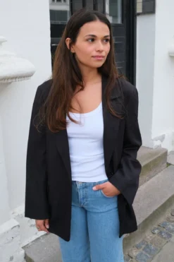 Oversized Blazer - Sort