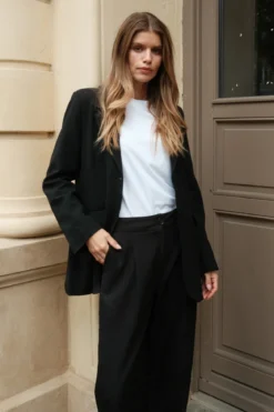 Oversized Blazer - Sort