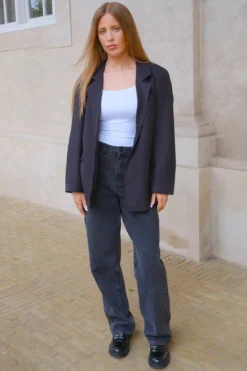 Oversized Blazer - Sort