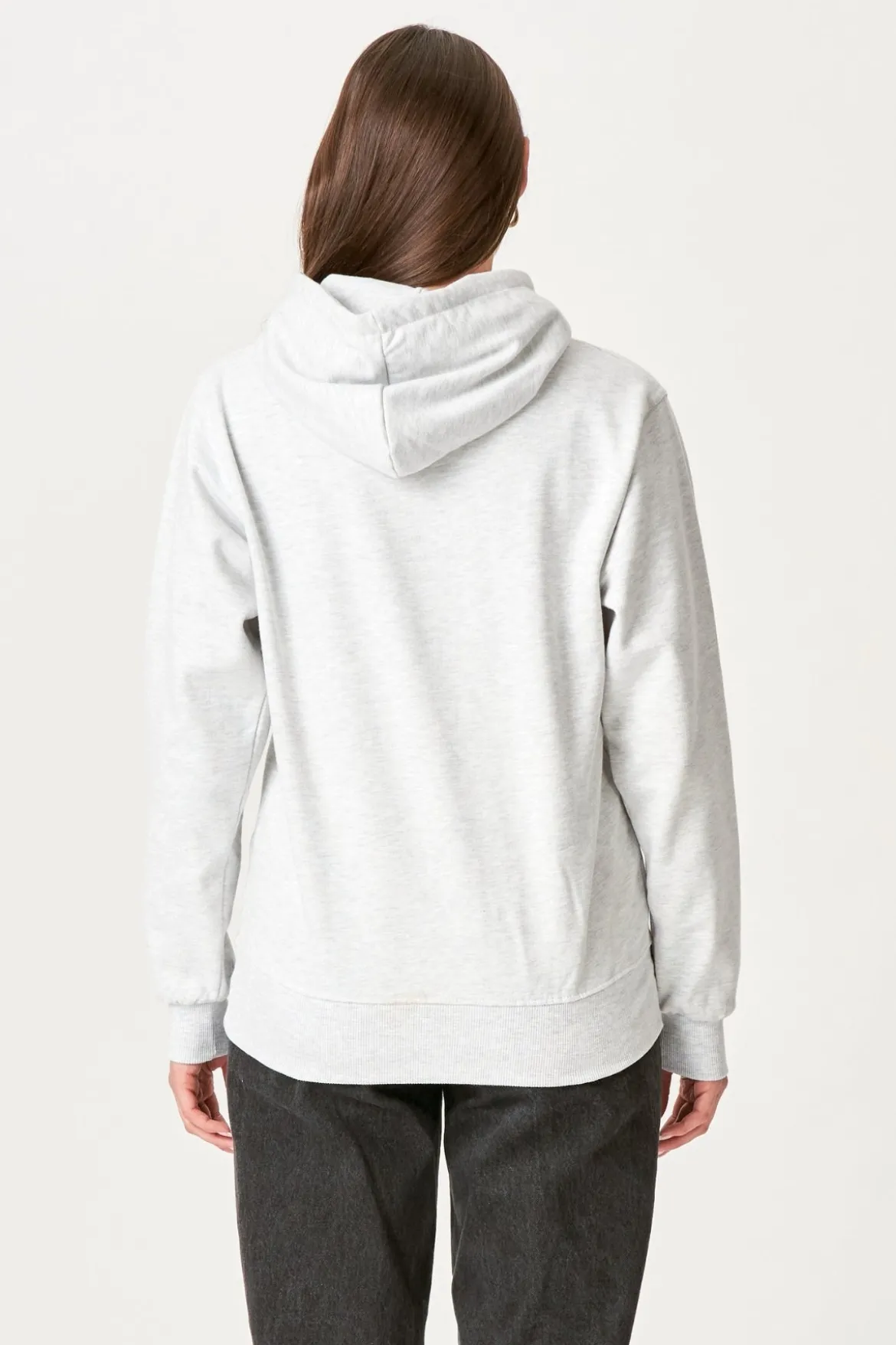 Oversized Hoodie - Askegrå
