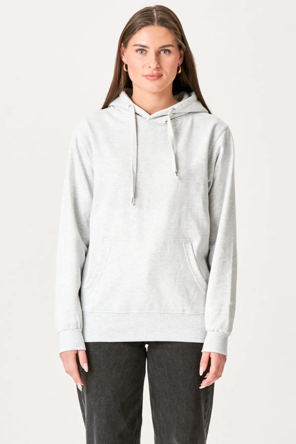 Oversized Hoodie - Askegrå