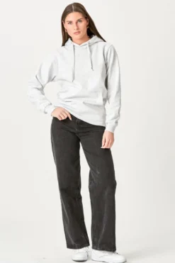 Oversized Hoodie - Askegrå