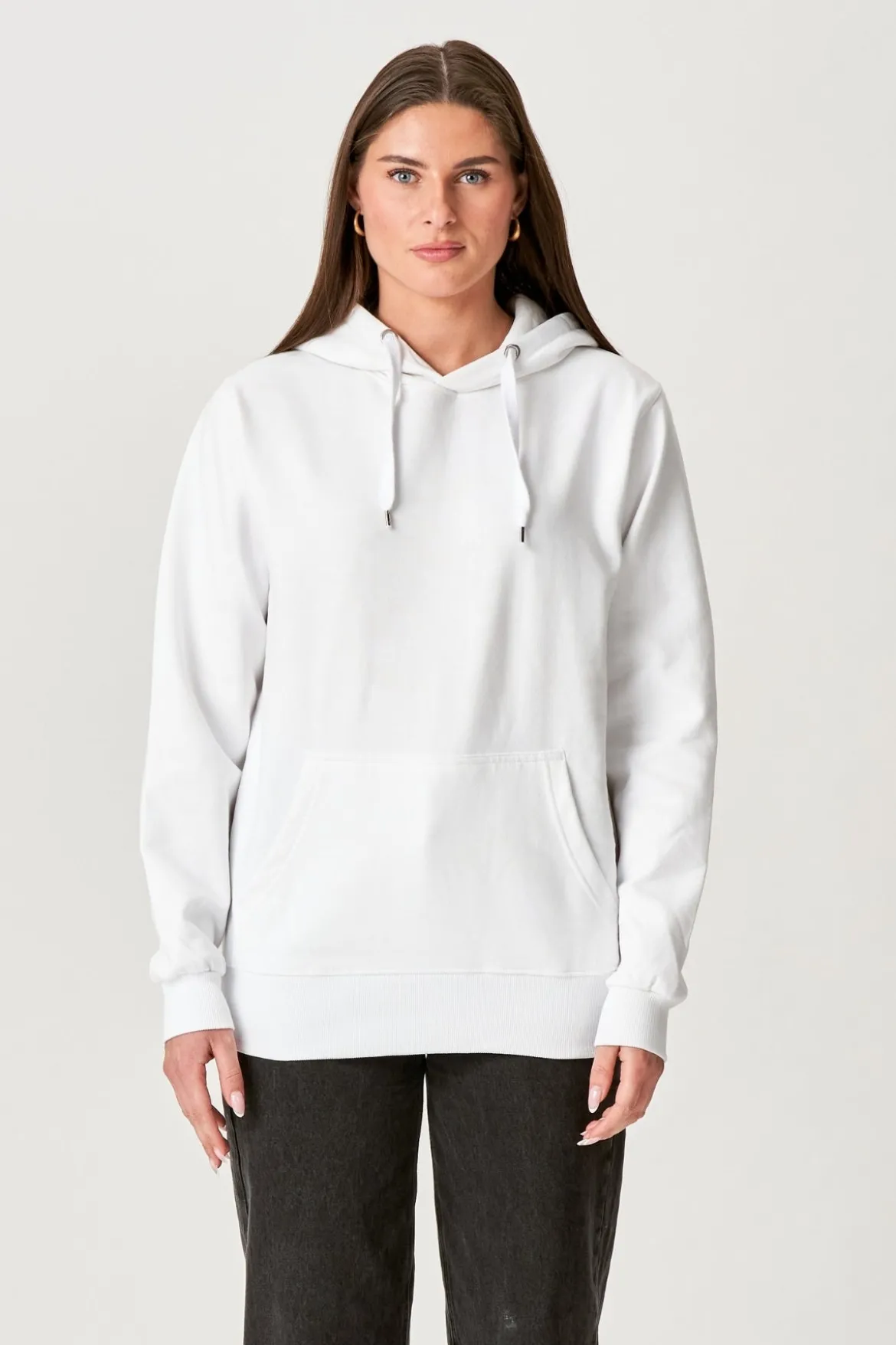 Oversized Hoodie - Hvid