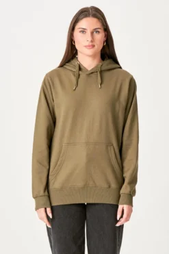 Oversized Hoodie - Oliven