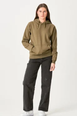 Oversized Hoodie - Oliven