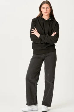 Oversized Hoodie - Sort
