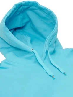Oversized Hoodie - Turkis Blå