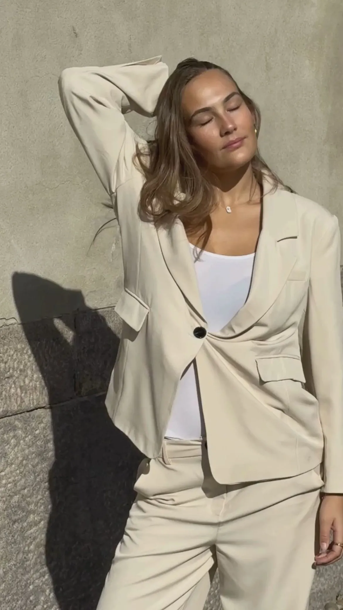 Oversized Suit - Beige