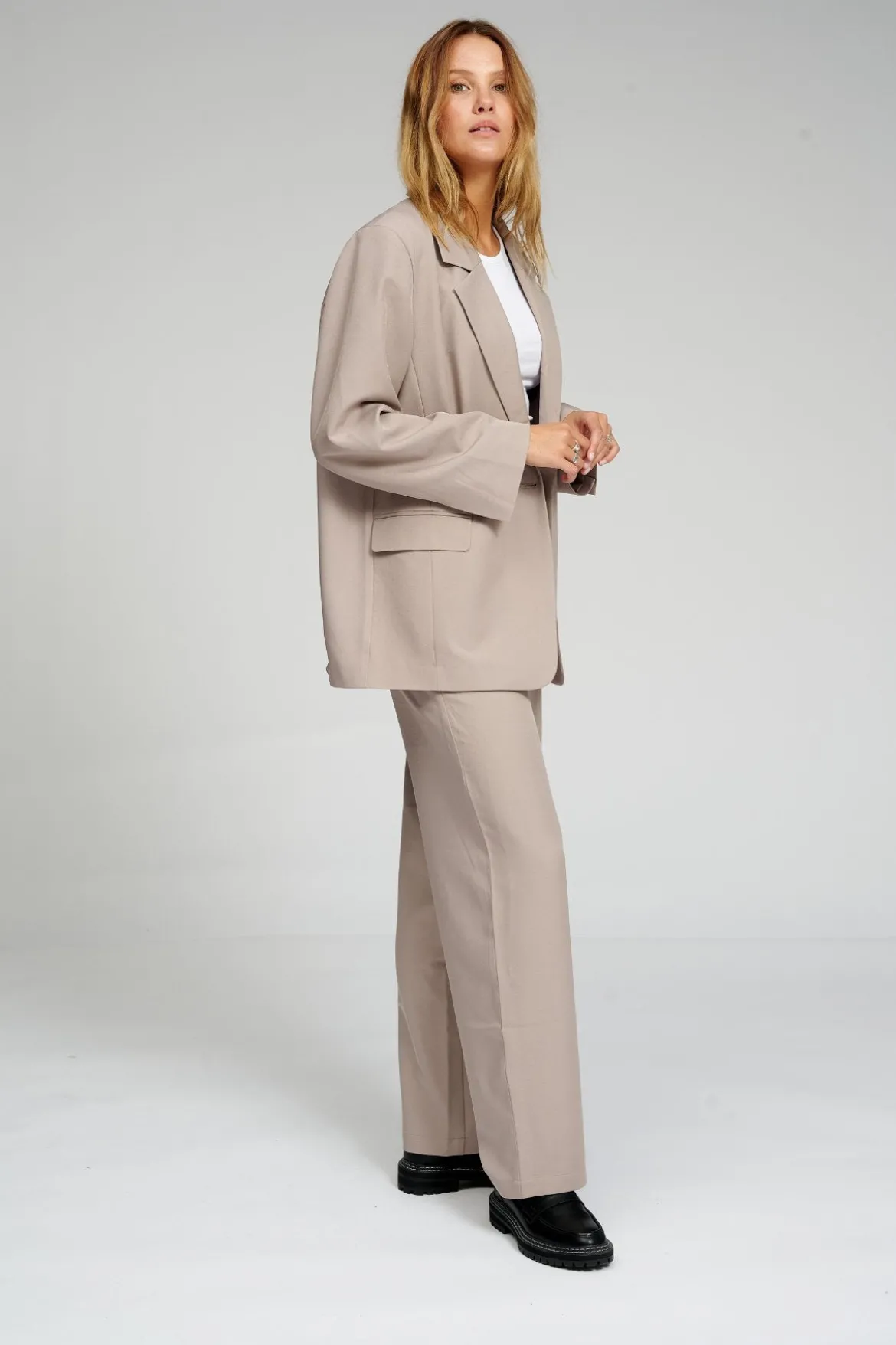Oversized Suit - Grå