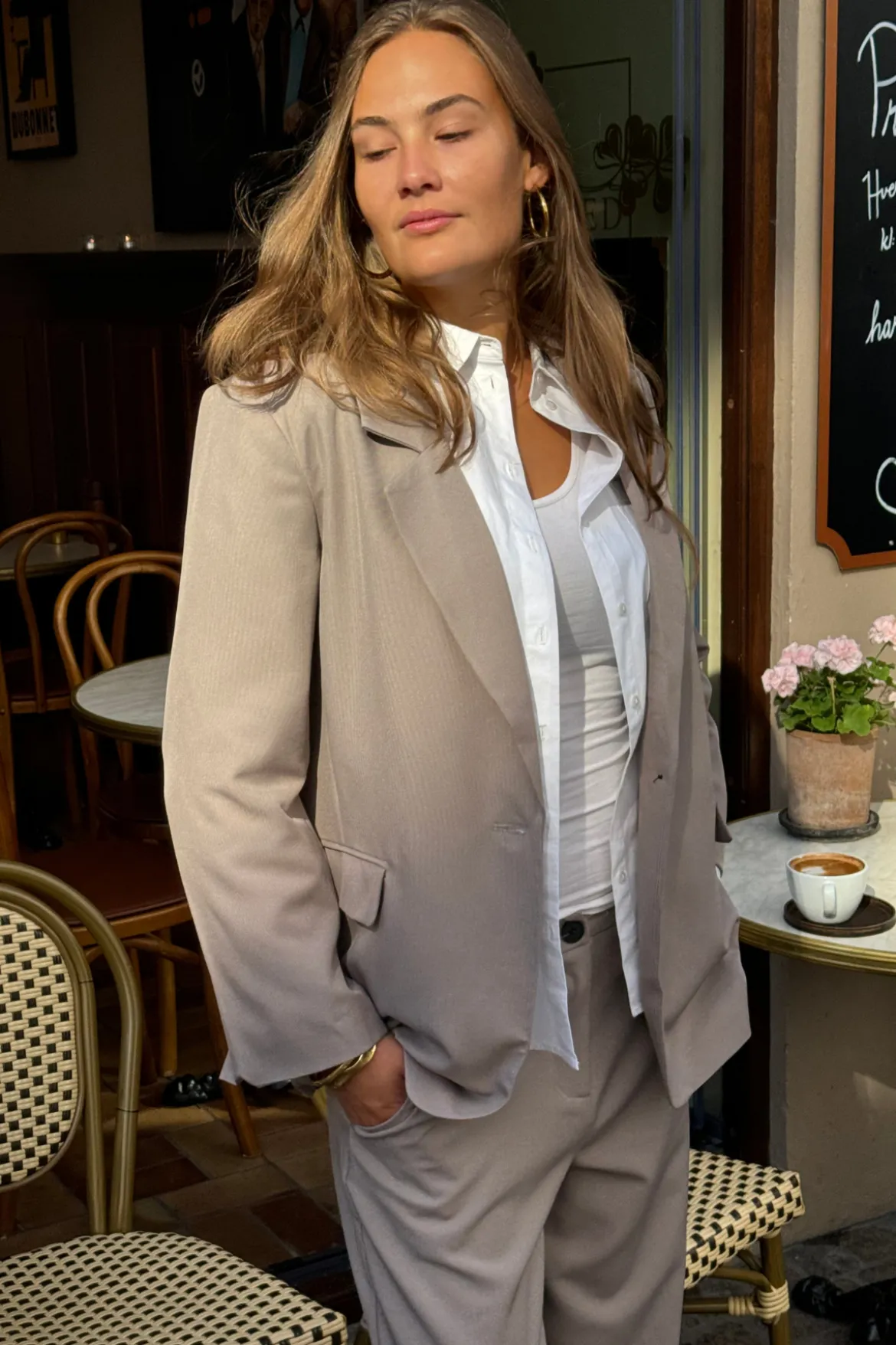Oversized Suit - Grå