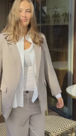 Oversized Suit - Grå