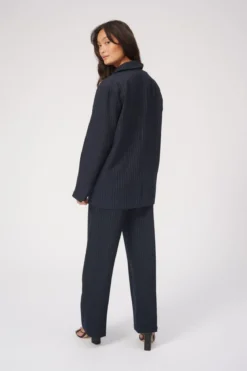 Oversized Suit - Navy Pinstripe