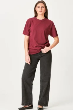 Oversized T-shirt - Bordeaux
