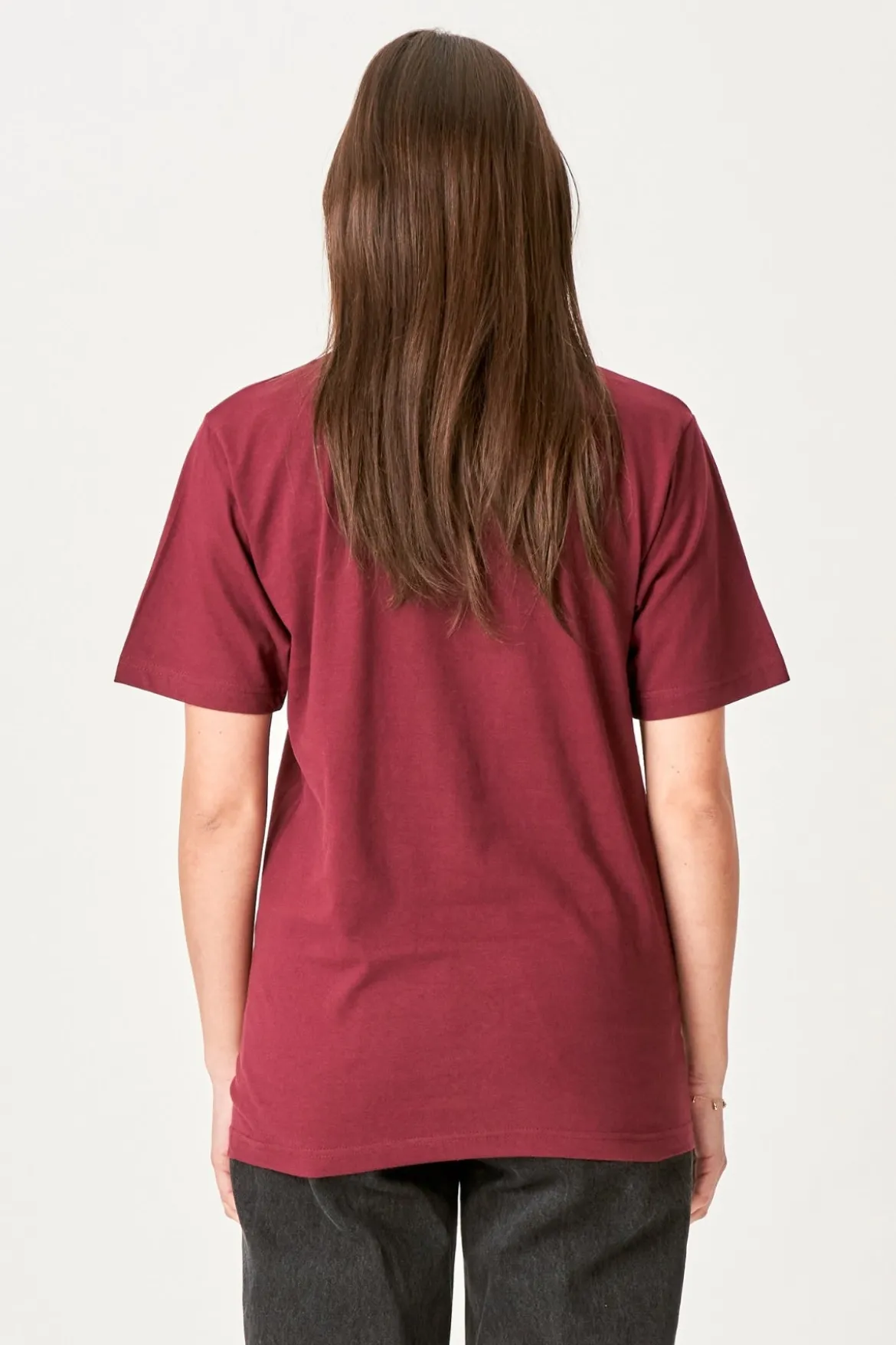 Oversized T-shirt - Bordeaux