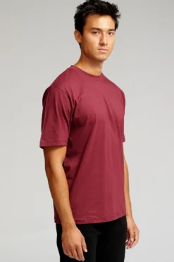 Oversized T-shirt - Bordeaux Rød