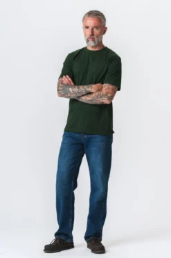 Oversized T-shirt - Bottlegreen