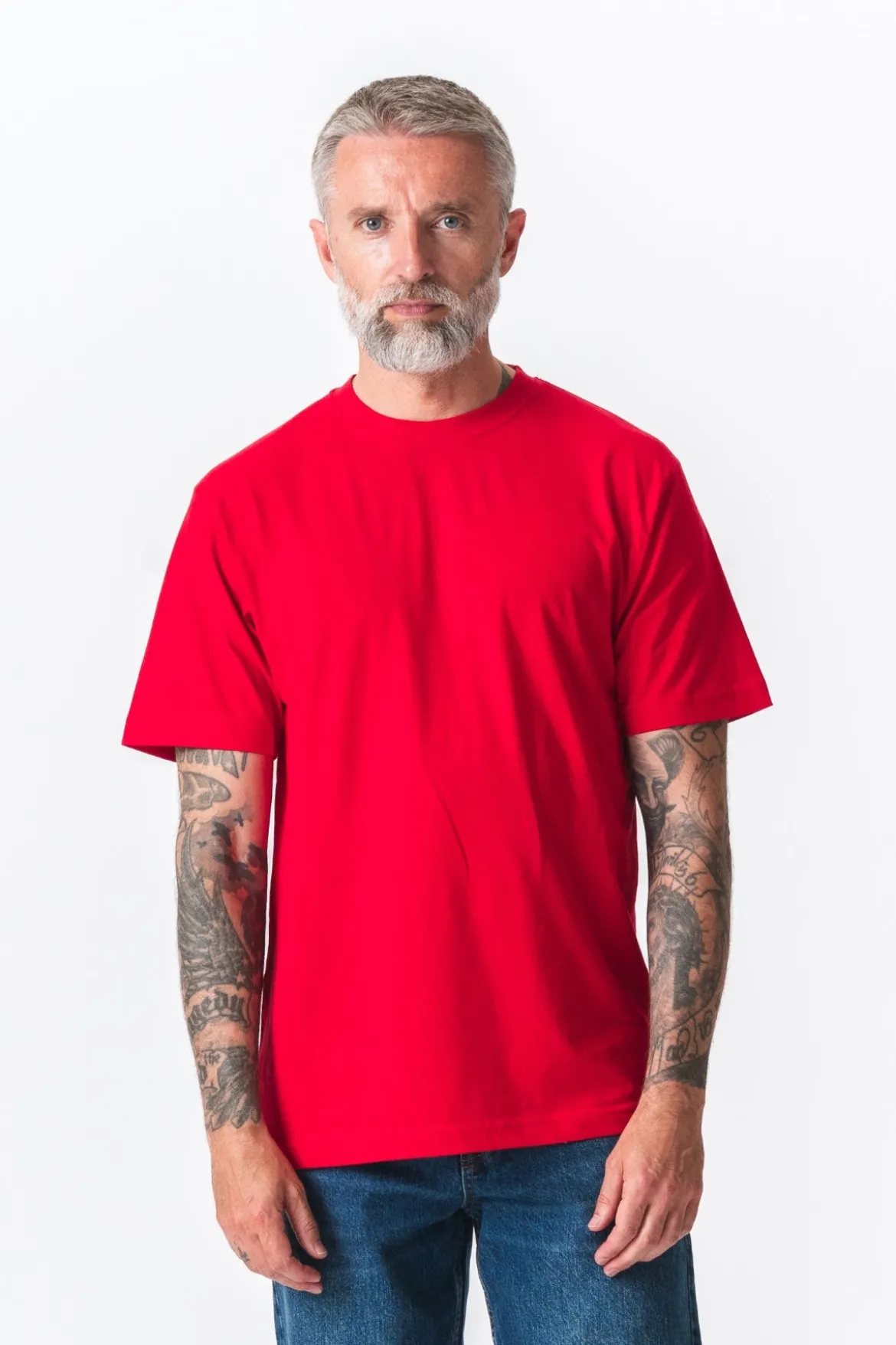 Oversized T-shirt - Danmarks Rød