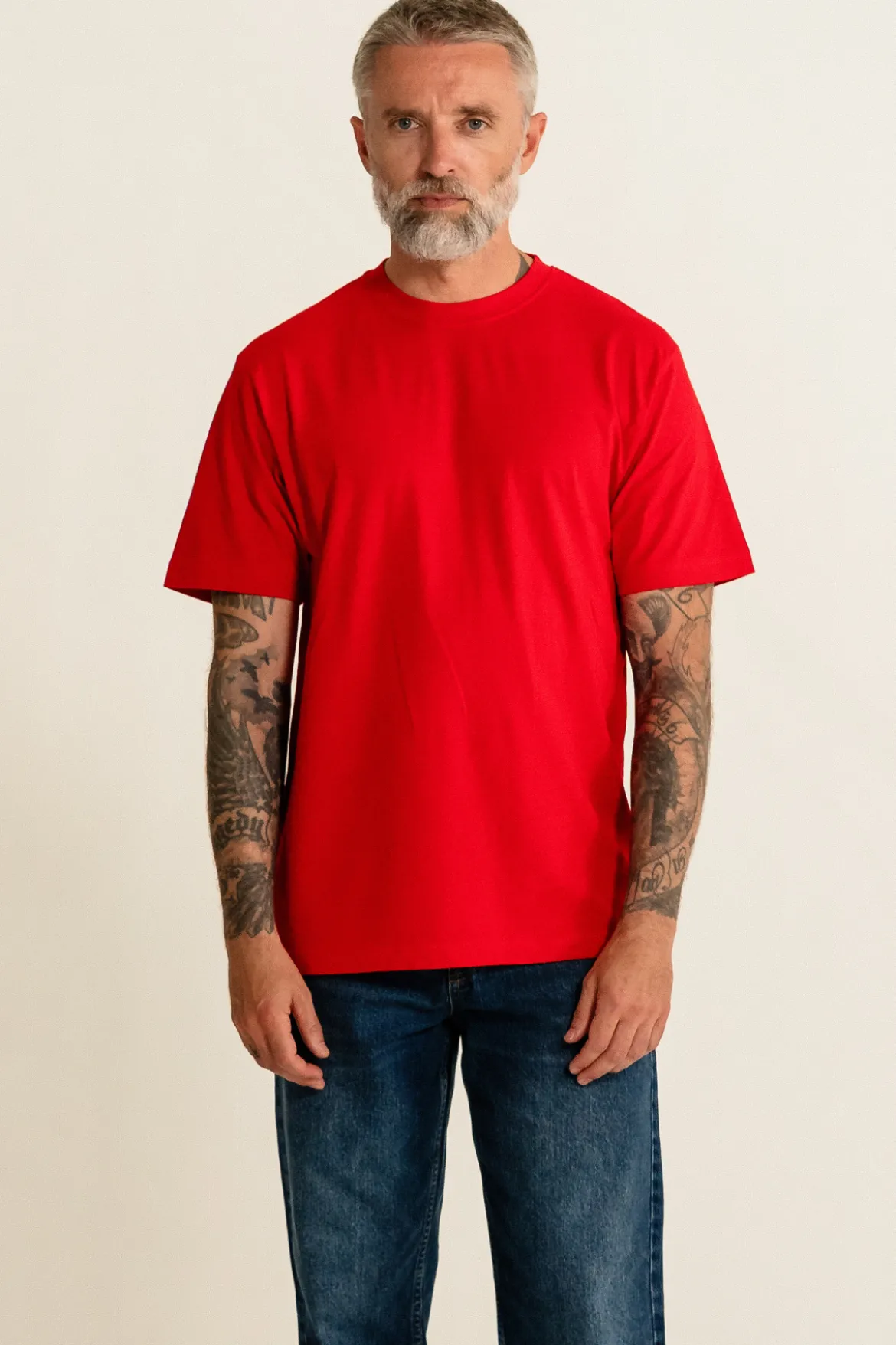 Oversized T-shirt - Danmarks Rød