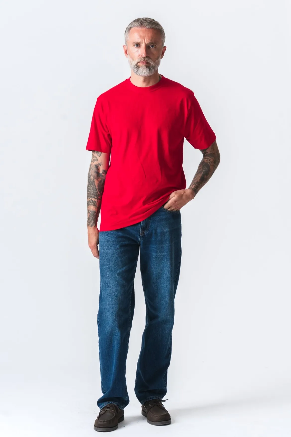 Oversized T-shirt - Danmarks Rød