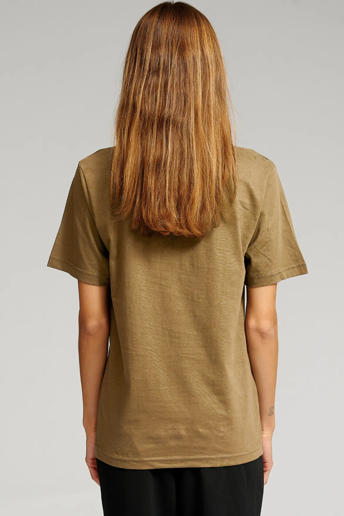 Oversized T-shirt - Khaki (dame)