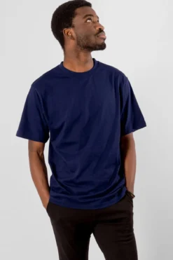 Oversized T-shirt - Koboltblå