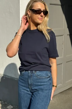 Oversized T-shirt - Navy