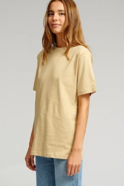 Oversized T-shirt - Sand (dame)