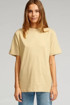 Oversized T-shirt - Sand (dame)