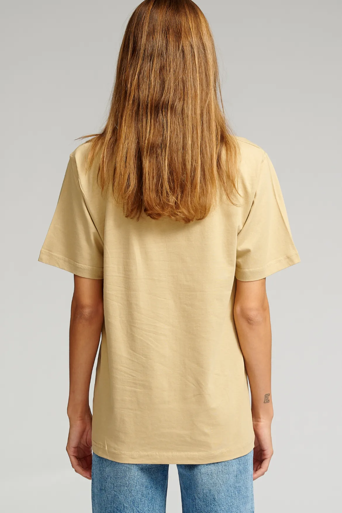 Oversized T-shirt - Sand (dame)