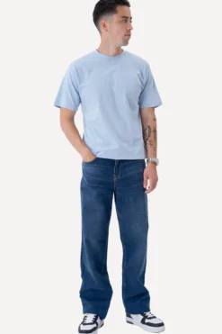 Oversized T-shirt - Sky Blå
