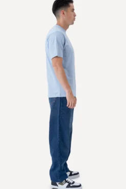 Oversized T-shirt - Sky Blå