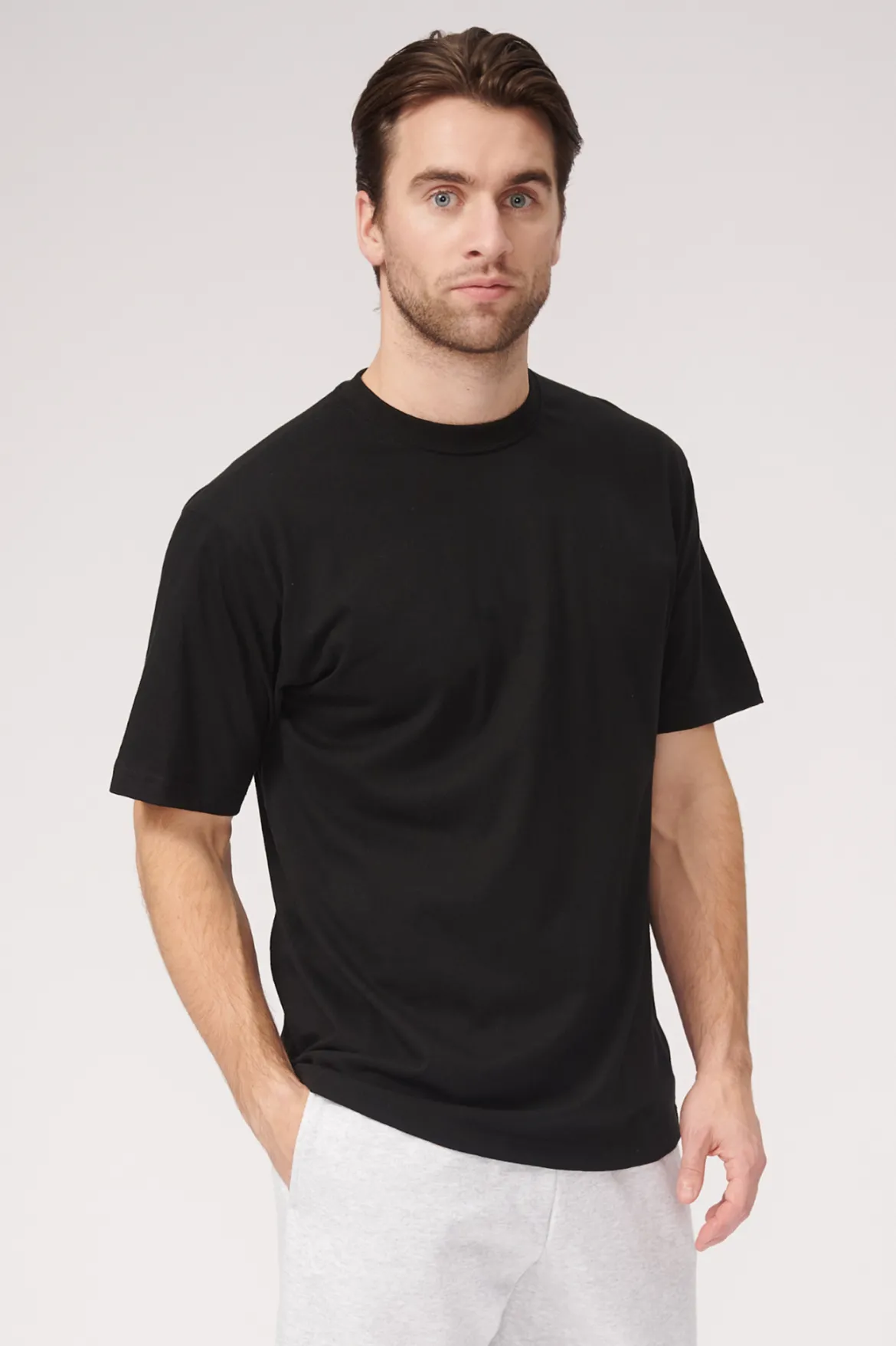 Oversized T-shirt - Sort
