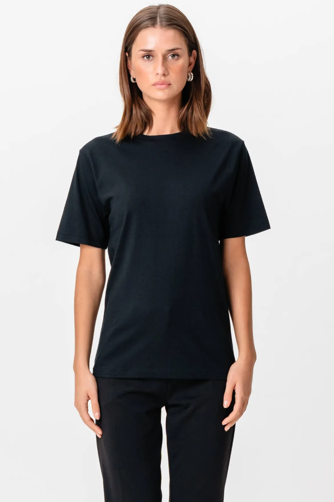 Oversized T-shirt - Sort (dame)
