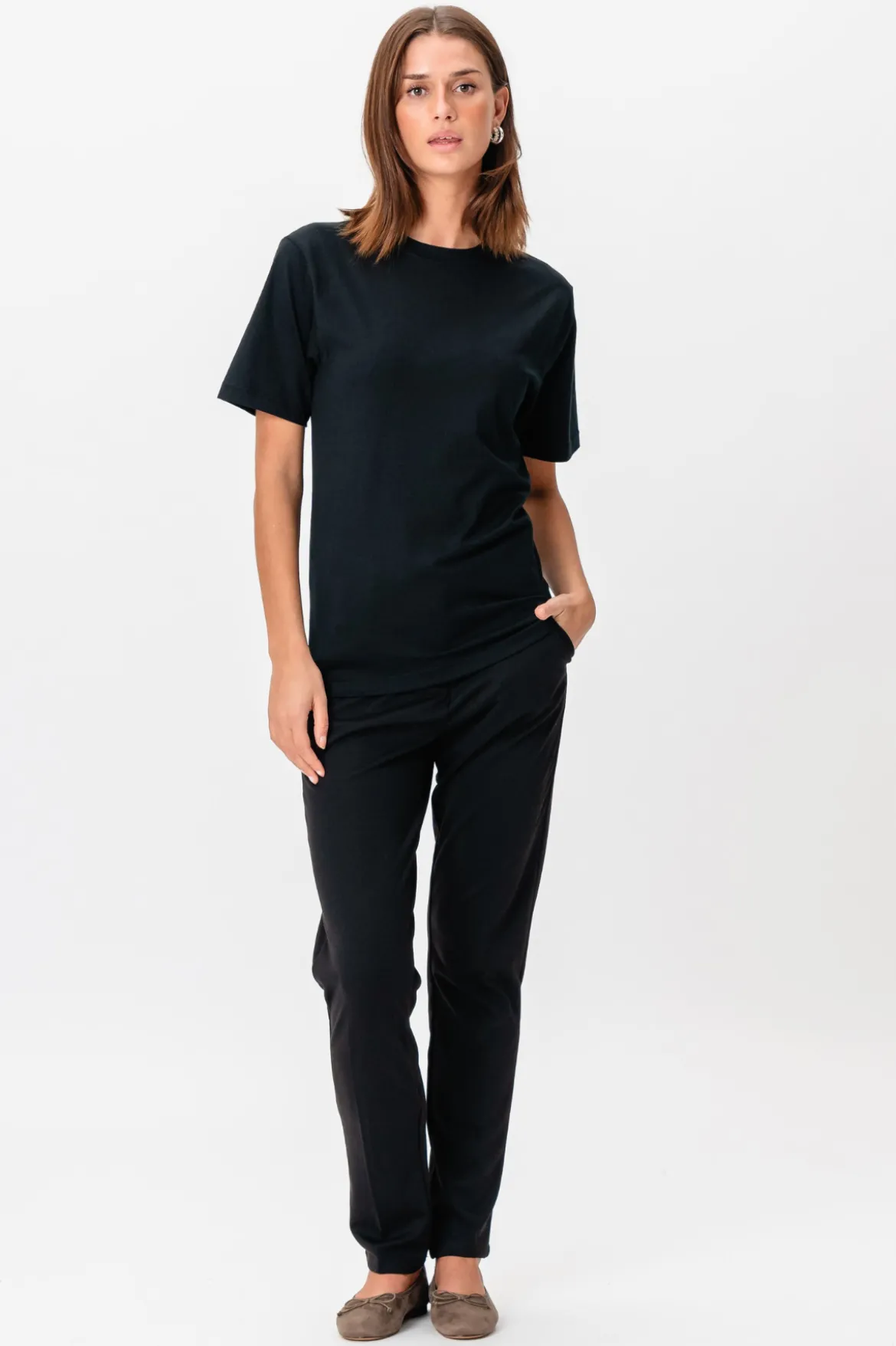 Oversized T-shirt - Sort (dame)